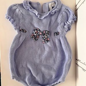 Janie and Jack knit romper